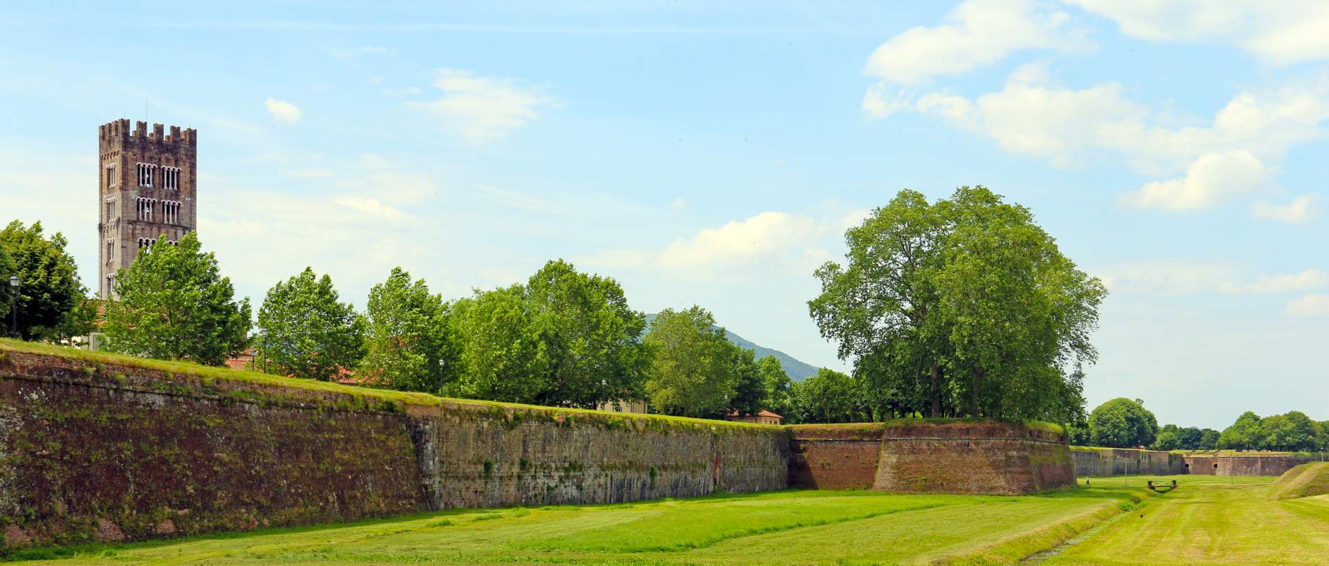 Vista di Lucca dall'affittacamere